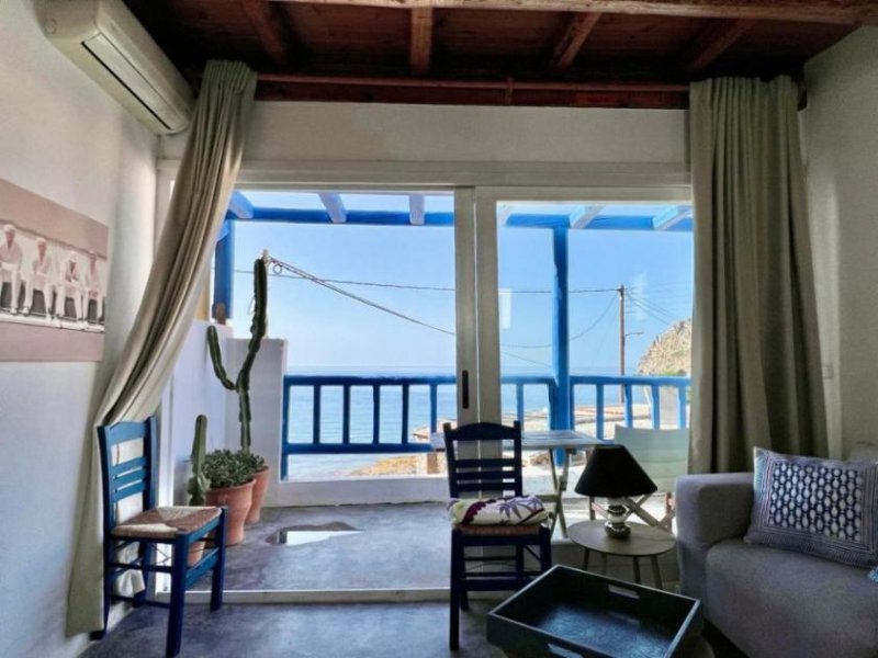 Mochlos MIT VIDEO: Kreta, Mochlos: Charmantes zweistöckiges Haus am Meer in Mochlos Haus kaufen